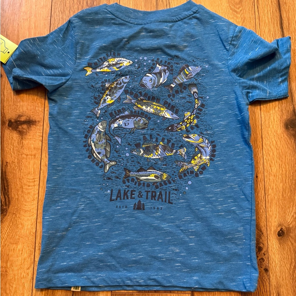 Old Navy Kids Blue Graphic Tee - Picture 2 of 3